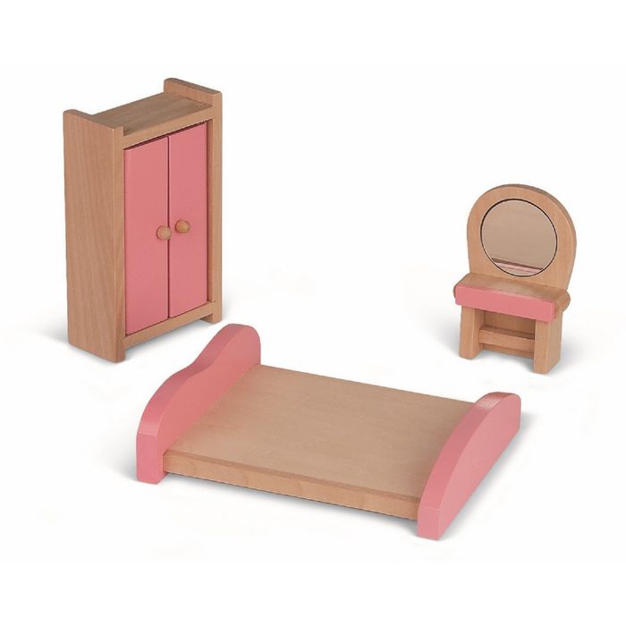 Кукольный домик "Мадемуазель" с мебелью и 2 куклами