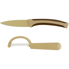 Набор ножей, CALVE, 2 предмета: нож для чистки 9 см, овощечистка от Сима-ленд