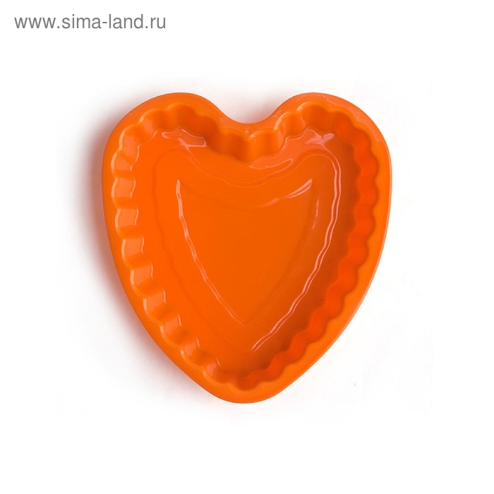 Форма для кекса CALVE, сердце, 21х20х4 см форма для кекса moulin villa raspberry 23х9 см