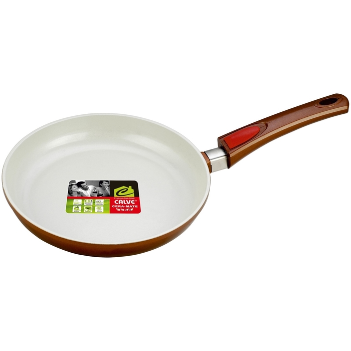 Сковорода d=25 см, без крышки, съемная ручка, с керамическим покрытием