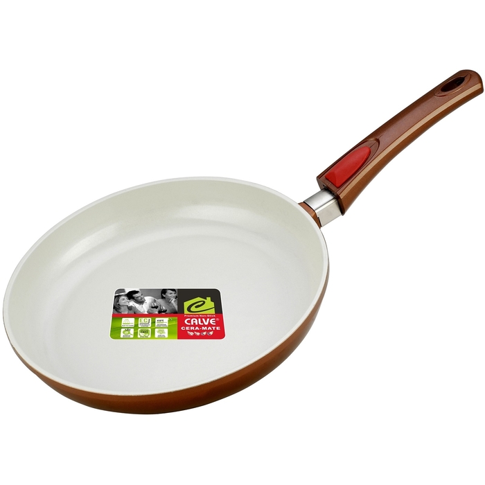 Сковорода d=28 см, без крышки, съемная ручка, с керамическим покрытием