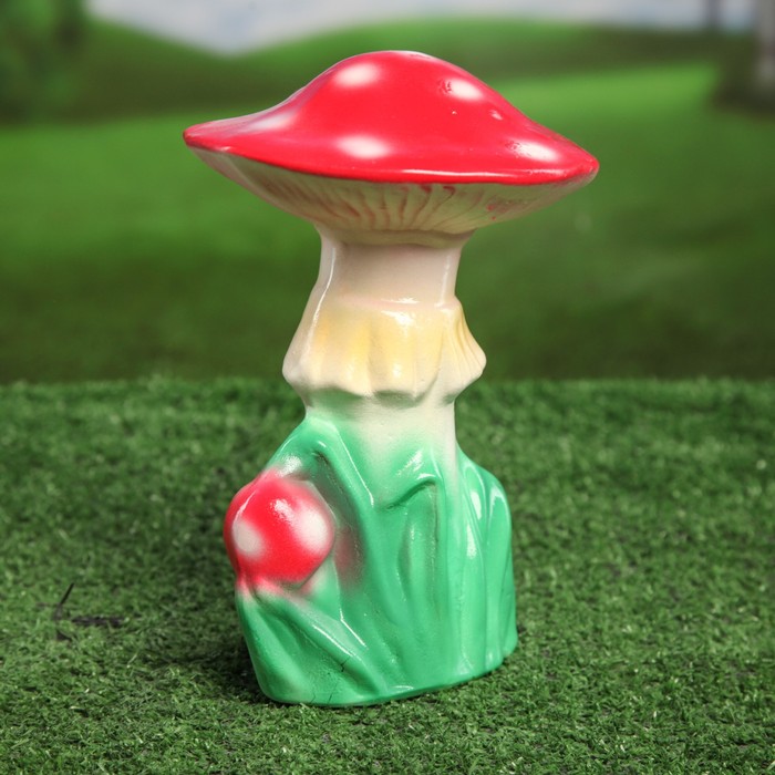 Садовая фигура "Пара мухоморов" глянец