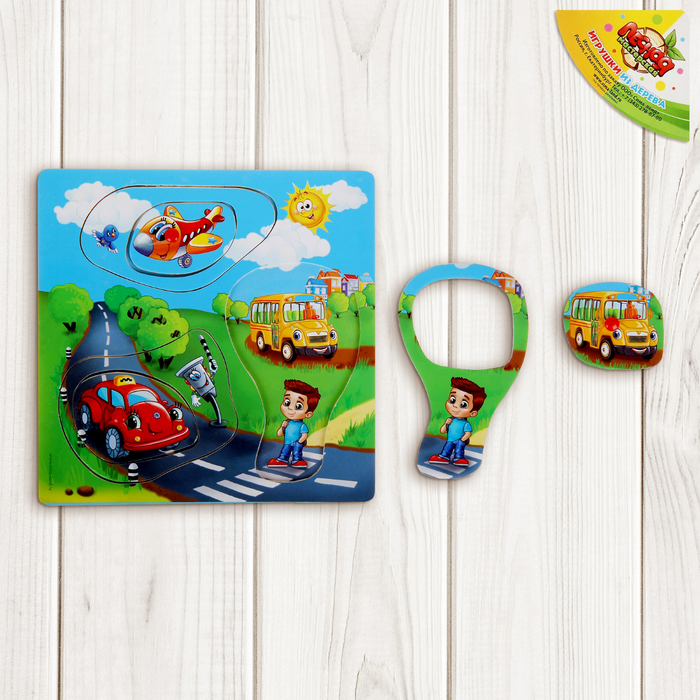 Рамка-вкладыш "Транспорт", 6 элементов