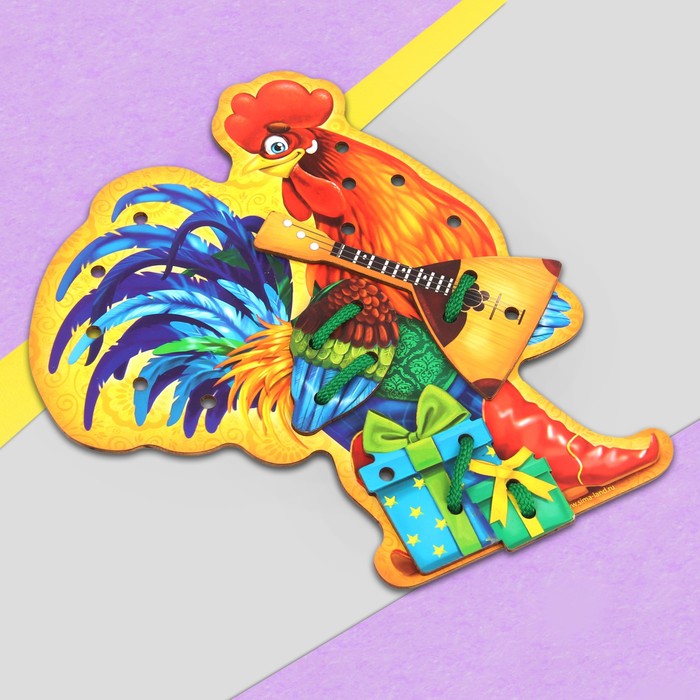 Шнуровка фигурная "Петушок"