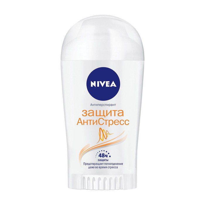 Дезодорант-антиперспирант Nivea "Защита АнтиСтресс", стик, 40 мл