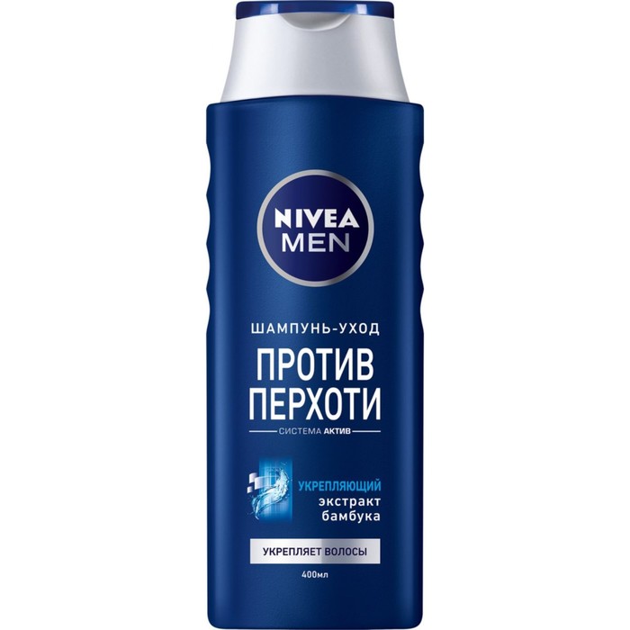 Шампунь для волос против перхоти Nivea for Men Power, 400 мл