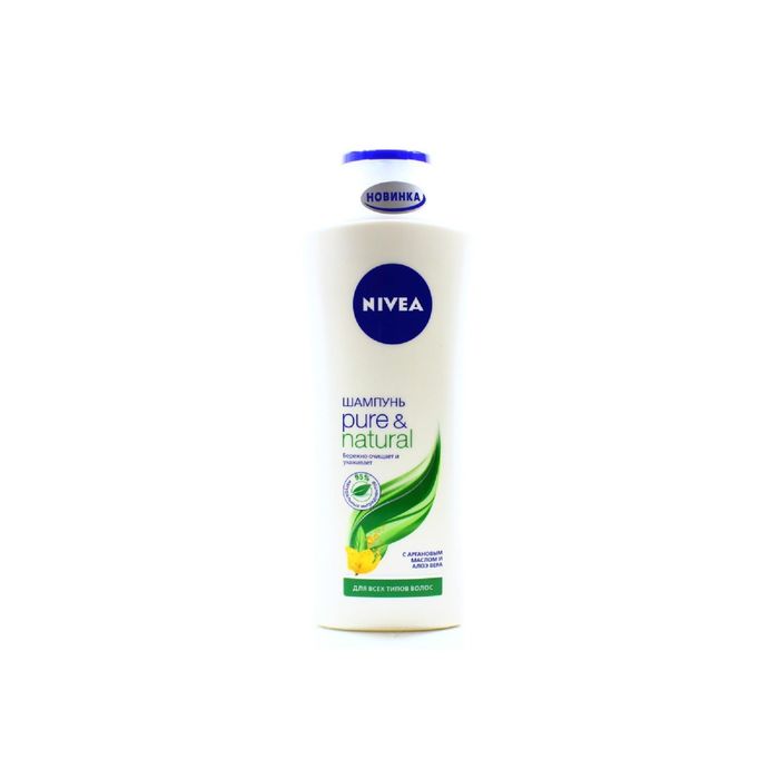 Шампунь для волос Nivea Pure & Natural, 400 мл