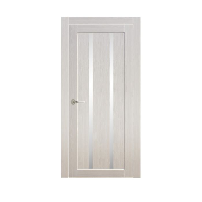 Дверное полотно остекленное Сицилия Дуб перламутр 2000х900