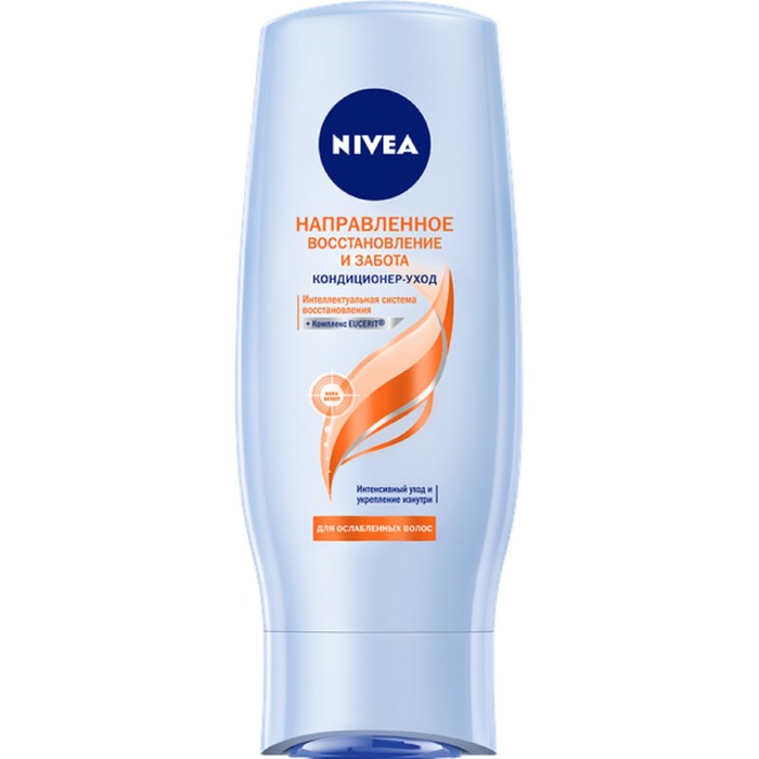 Кондиционер-уход для волос Nivea "Направленное восстановление и забота", 200 мл, коробка 24 шт