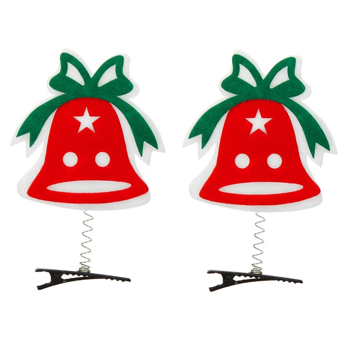 Карнавальный зажим "Колокольчик", набор 2 шт.