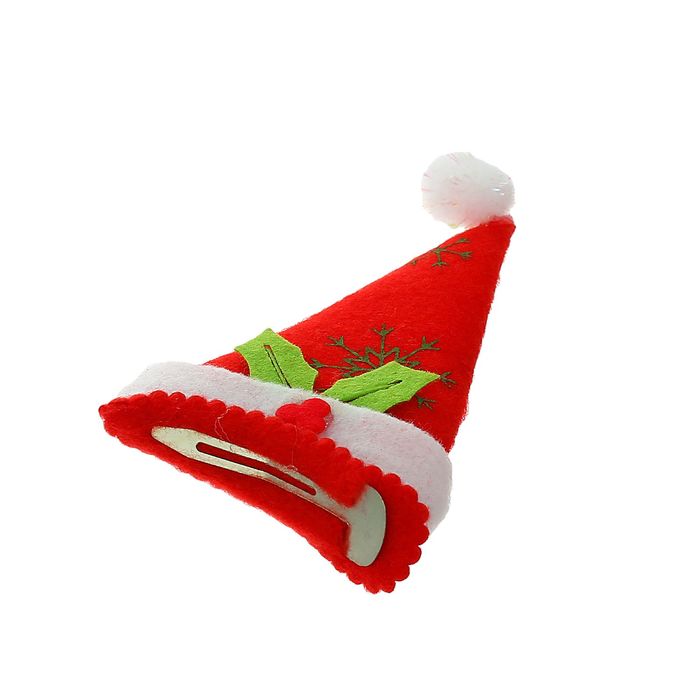 Карнавальный зажим "Колпак в снежинках", набор 2 шт.