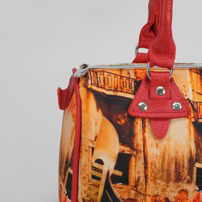 Сумка женская на молнии "Гондола", 1 отдел, разноцветный