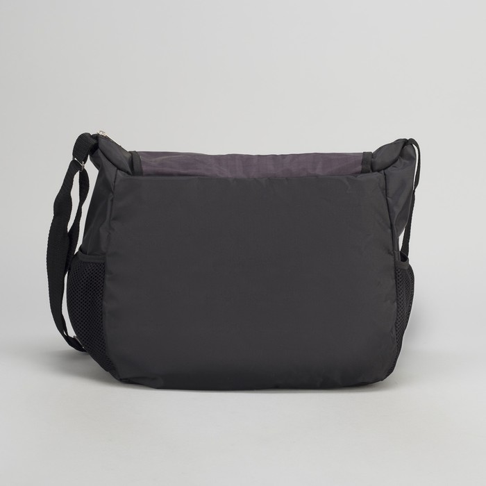 Сумка молодёжная на молнии "Цветной тетрис", 1 отдел, 2 наружных кармана, цвет чёрный/разноцветный