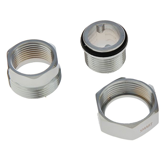 Американка прямая, 1", хром