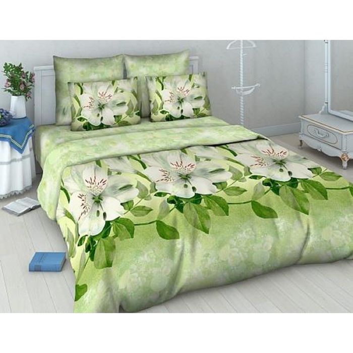 Постельное бельё 1,5 сп "Василиса: Шафран", 215х145см, 214х150см, 70х70см - 2 шт