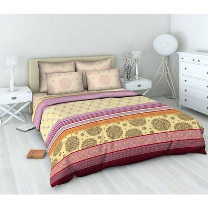 Постельное бельё 1,5 сп "Василиса: Элегия", 215х145см, 214х150см, 70х70см - 2 шт