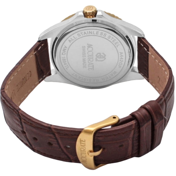 Часы наручные мужские ACCURATE AMQ1884TL white