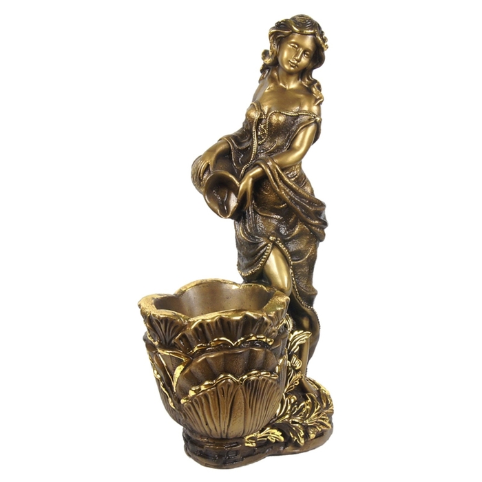 Фигурное кашпо "Девушка с кувшином"