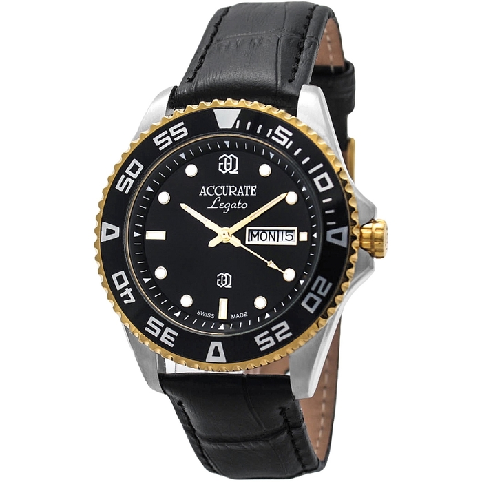 Часы наручные мужские ACCURATE AMQ1884TL black