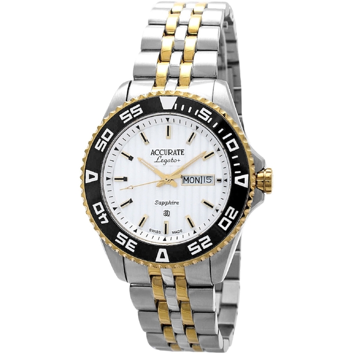 Часы наручные мужские ACCURATE AMQ1898T white