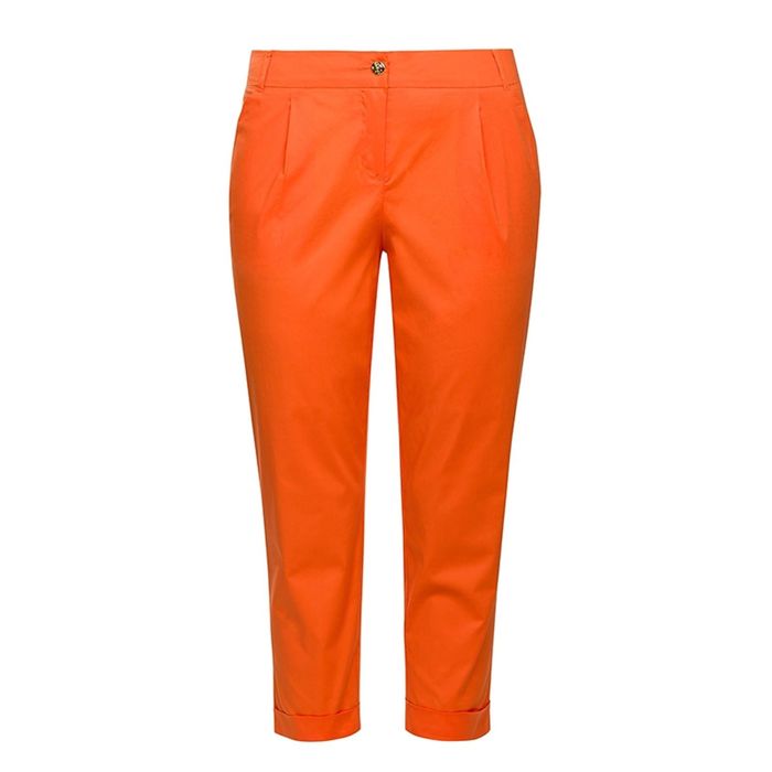Брюки женские, размер XS, цвет оранжевый
