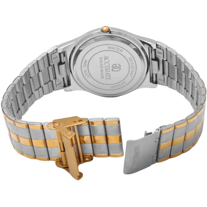 Часы наручные мужские ACCURATE AMQ1632T gold