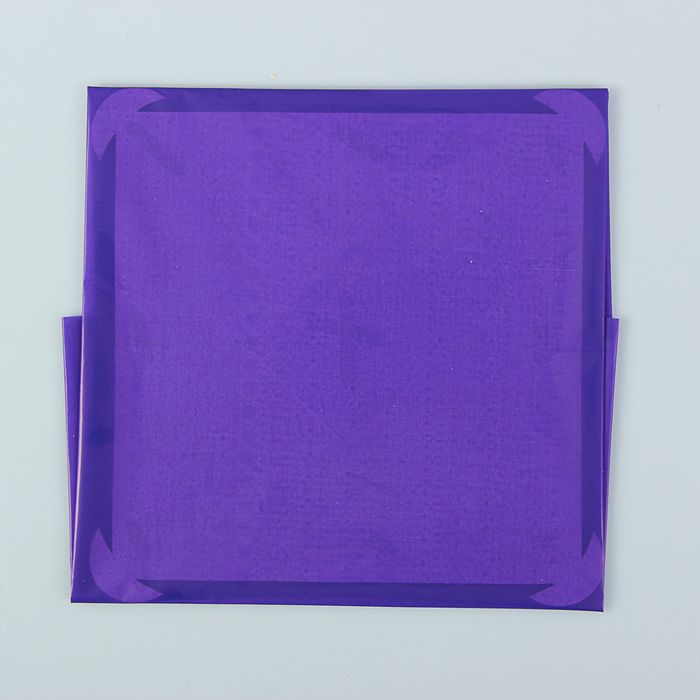 Коробка для цветов 2в1, 9х12 см, сборная, фиолетовый