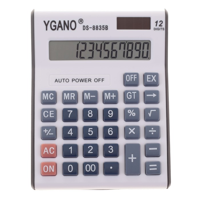Калькулятор настольный "YGANO" 12 - разрядный, DS - 8835B