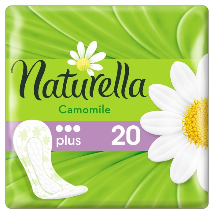Ежедневные прокладки Naturella Camomile Plus, 20 шт.