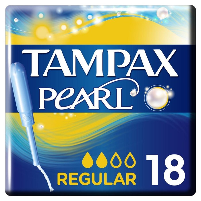 Тампоны «Tampax» Discreet Pearl, с аппликатором - Regular, 18 шт
