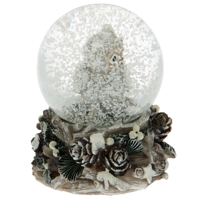 Сувенир водяной шар "Совушка"