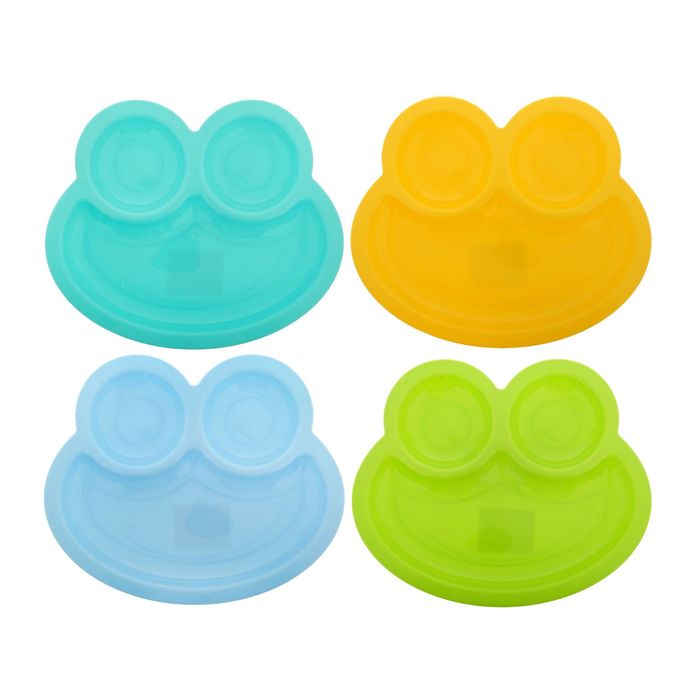 Тарелка детская «Лягушонок», с разделителями, от 5 мес., цвета МИКС