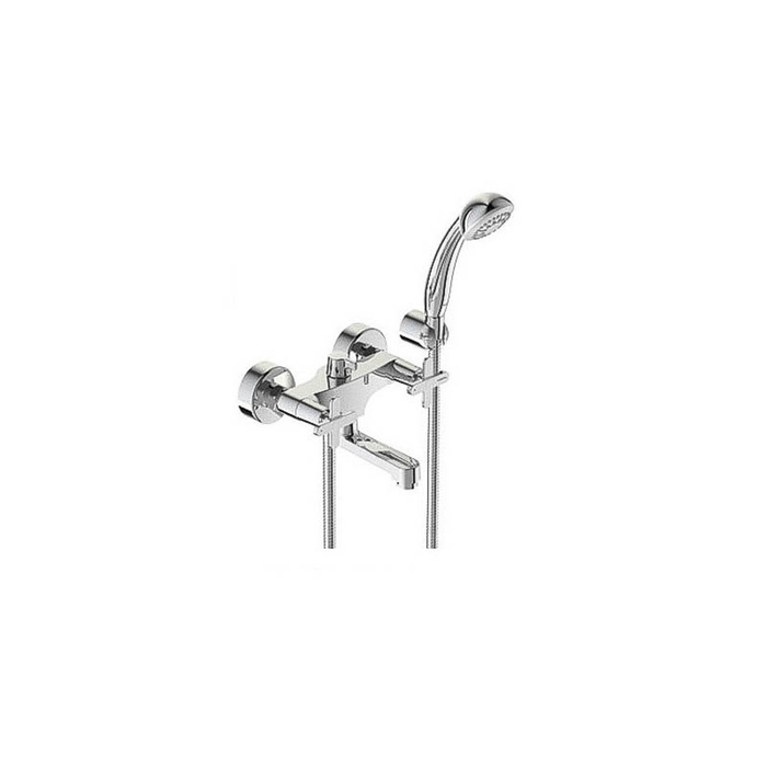 Смеситель для ванны Vidima "ВидимаАрт", настенный, литой излив 100 мм, хром