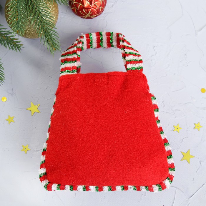 Подарочная сумка "Дед Мороз", цвета МИКС