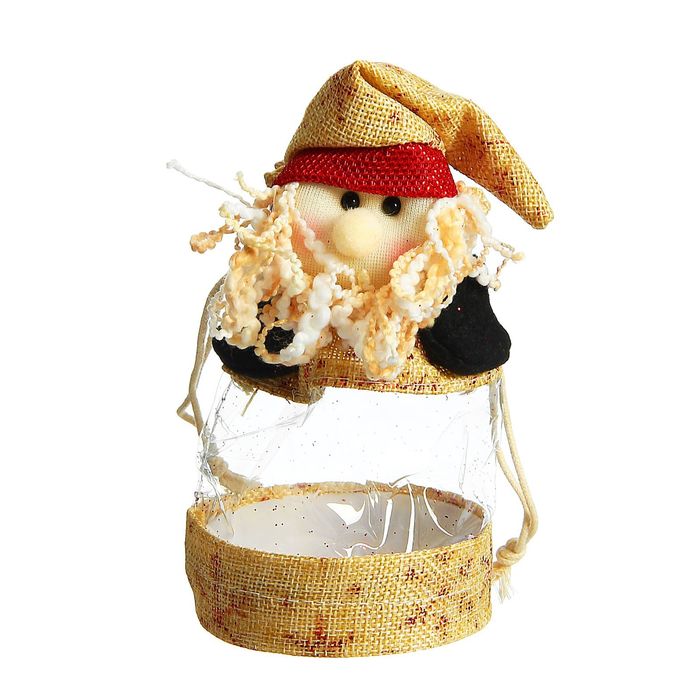 Конфетница "Дед Мороз в колпачке", 150 г