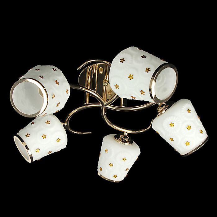 Люстра "Фокус" 5 рожков МИКС (220V 15W E27)