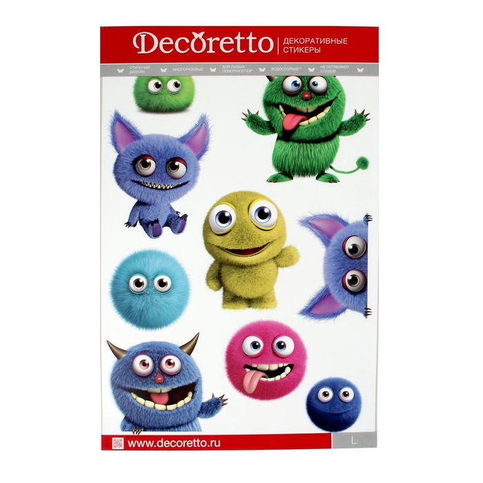 Наклейки "Пушистые чудики"