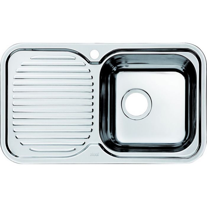 Мойка для кухни IDDIS Suno S, SUN60PRi77, полированная, чаша справа, 600х470 мм