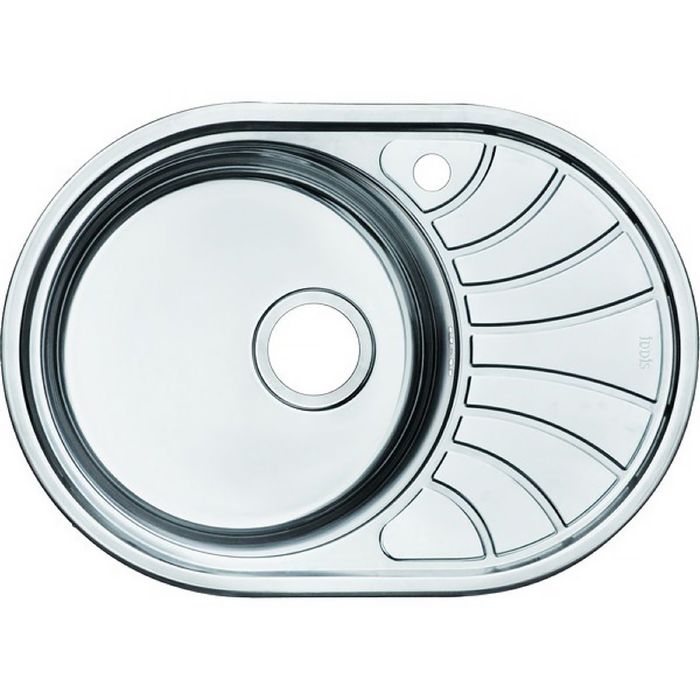 Мойка для кухни IDDIS Suno S, SUN65PLi77, полированная, чаша слева, 650х460 мм