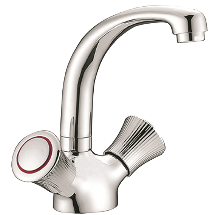 Смеситель для раковины Smart "Блик", без донного клапана, хром