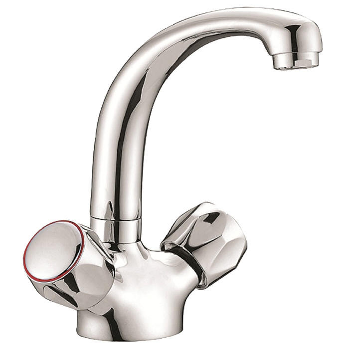 Смеситель для раковины Smart "Тайп", без донного клапана, хром