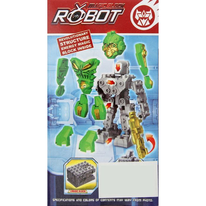 Конструктор «Робот», 48 деталей, МИКС