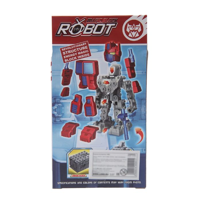 Конструктор «Робот», 48 деталей, МИКС