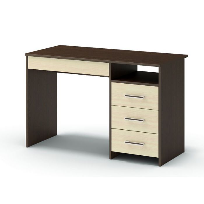 Стол письменный СП-3 1152х572х740 венге/дуб млечный