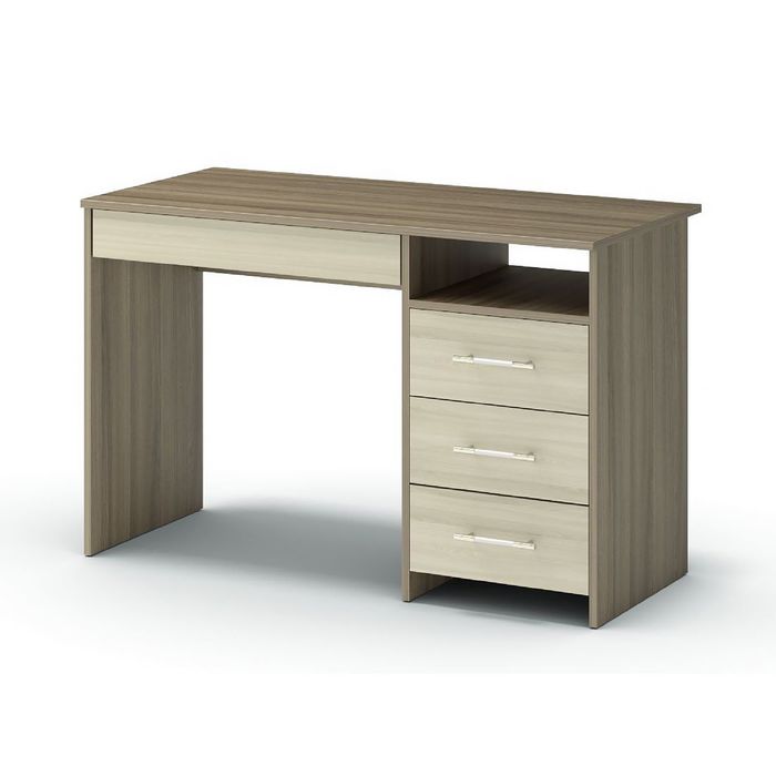 Стол письменный СП-3 1152х572х740 ясень шимо темный/ясень шимо светлый