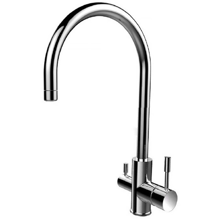 Смеситель для кухни IDDIS Kitchen F, KF10STJi05, с каналом для фильтрованной воды, нерж.сталь   1503