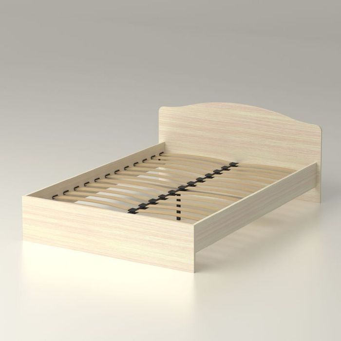 Кровать 140  с орт.основанием   Фея  22   1500х760х2038    дуб млечный