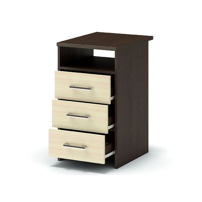 Тумба приставная ТП-420/3 420х572х740 венге / дуб млечный