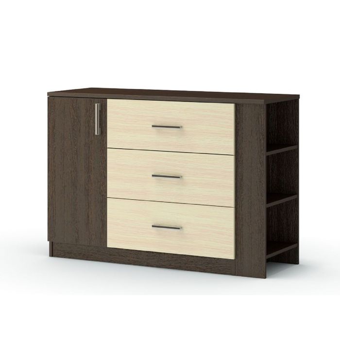Комод  Танго  3/1 1170x447x830  венге/дуб млечный