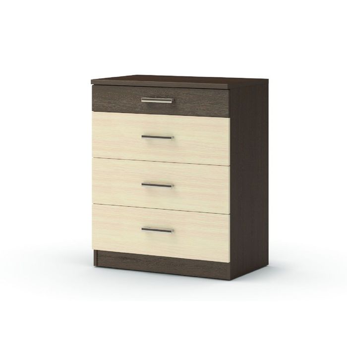 Комод  Танго  с 4 мя ящ. 694x445x863  венге/дуб млечный